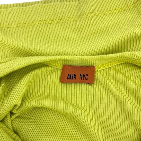 Alix Paulis Dress Kiwi Green Size Medium NWOT $195 MSRP - Picture 5 of 8